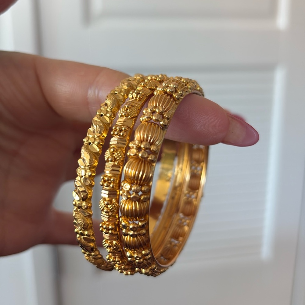 22k & 21K gold bangles